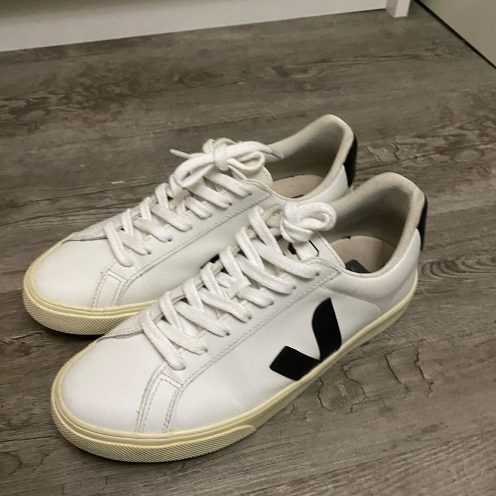 Veja white shoes